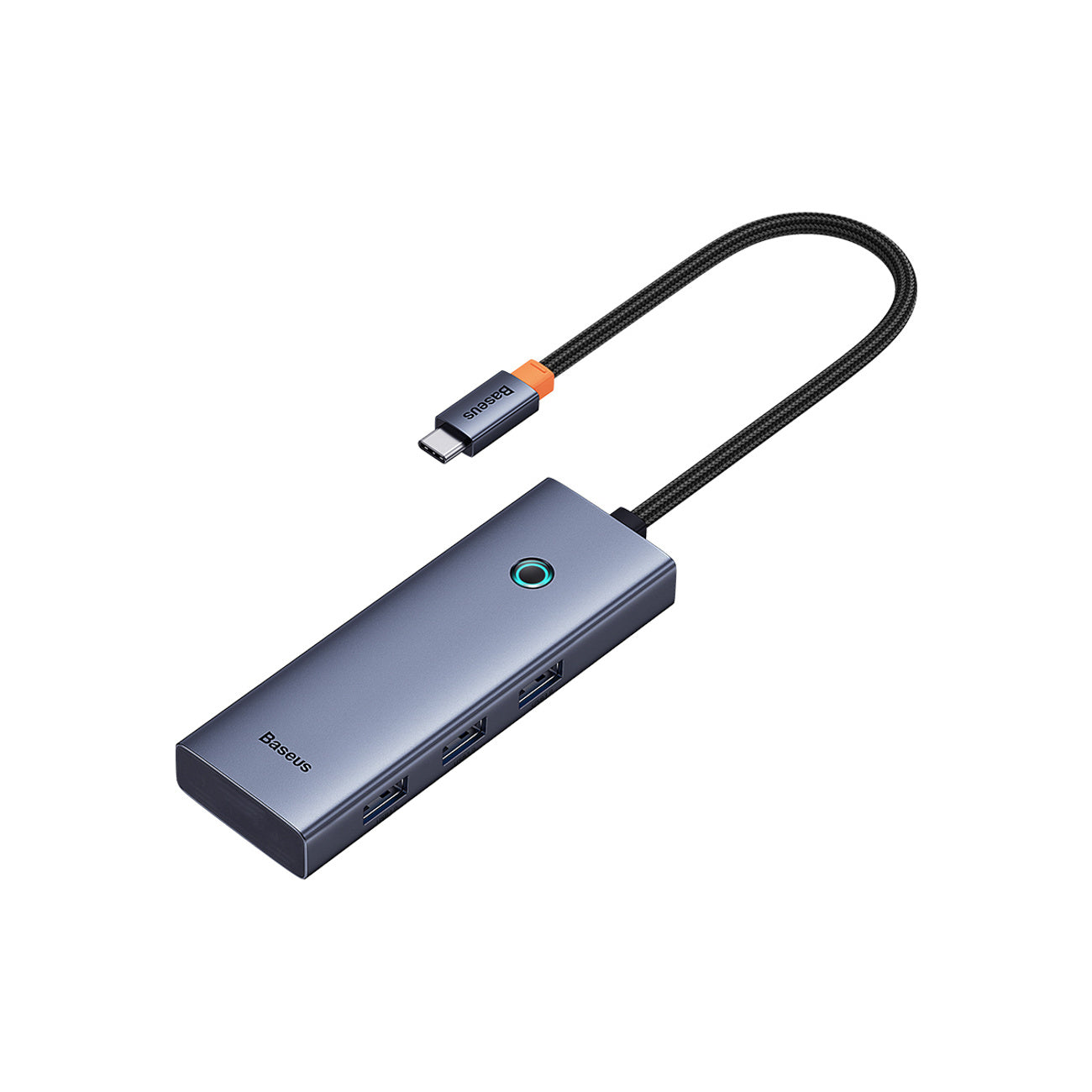 Hub Baseus UltraJoy Series 5w1 USB-C do 1x HDMI 4K@30Hz + 4x USB-A 3.0