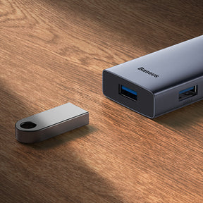 Baseus UltraJoy Series Hub 6 w 1 USB-C do HDMI 4K@60Hz + 4x USB-A 3.0 + USB-C PD