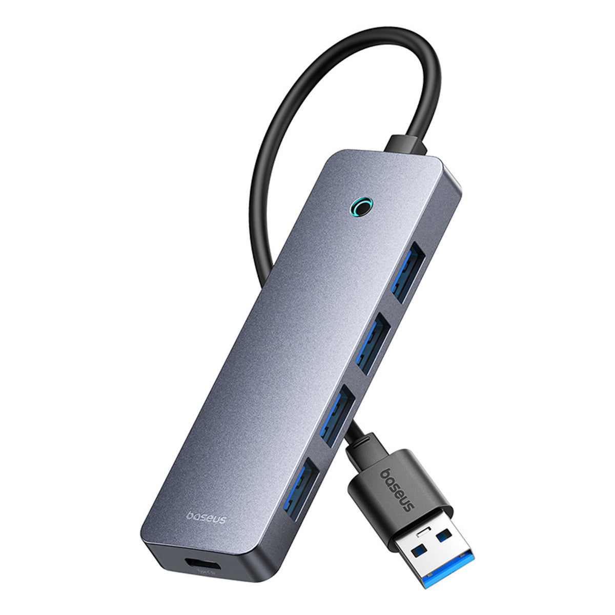 Baseus UltraJoy Series Hub USB-A 4x USB-A 3.0 1x USB-C 5V 15cm