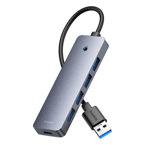 Baseus UltraJoy Series Hub USB-A 4x USB-A 3.0 1x USB-C 5V 15cm
