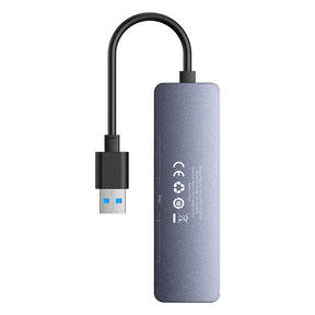 Baseus UltraJoy Series Hub USB-A 4x USB-A 3.0 1x USB-C 5V 15cm