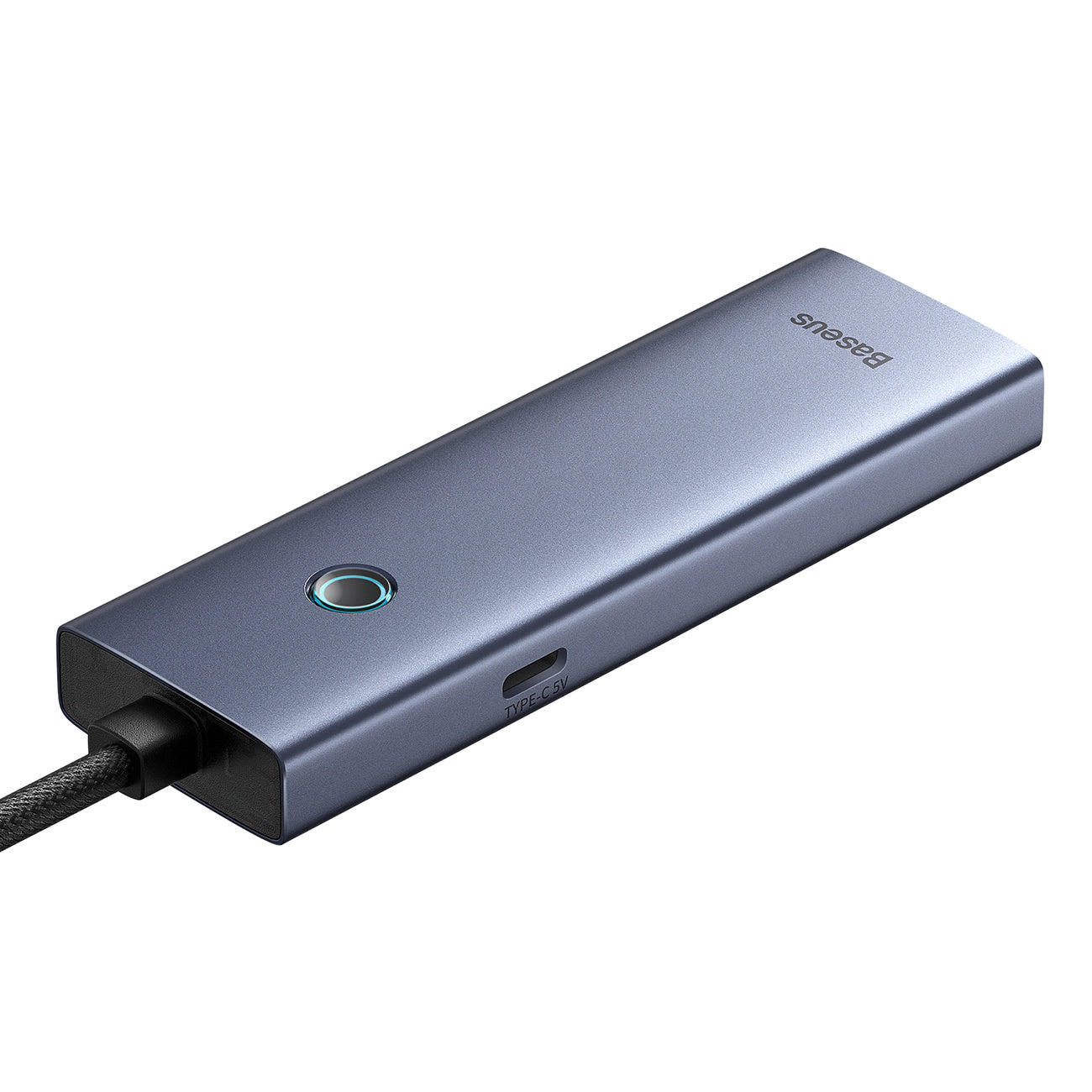 Hub USB-A Baseus UltraJoy Series 4xUSB-A 3.0 1xUSB-C 5V 50cm