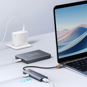 Baseus UltraJoy Series Hub USB-A 4x USB-A 3.0 1x USB-C 5V