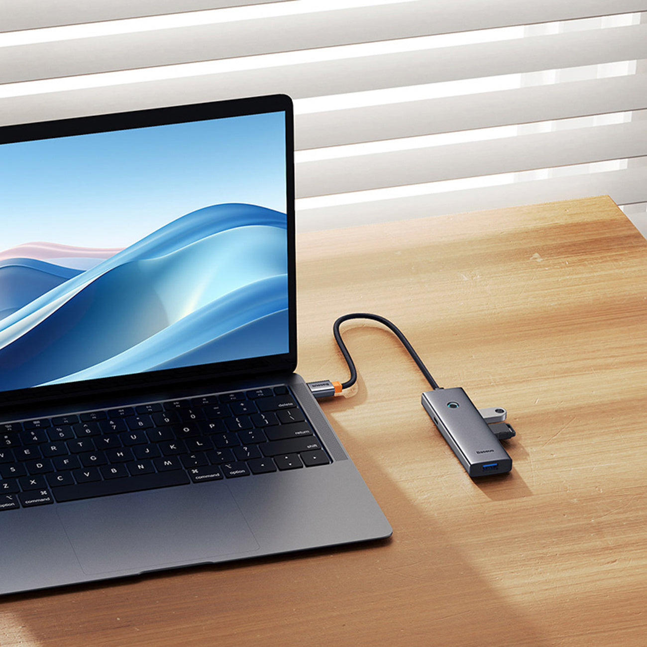 Baseus UltraJoy Series Hub USB-A 4x USB-A 3.0 1x USB-C 5V
