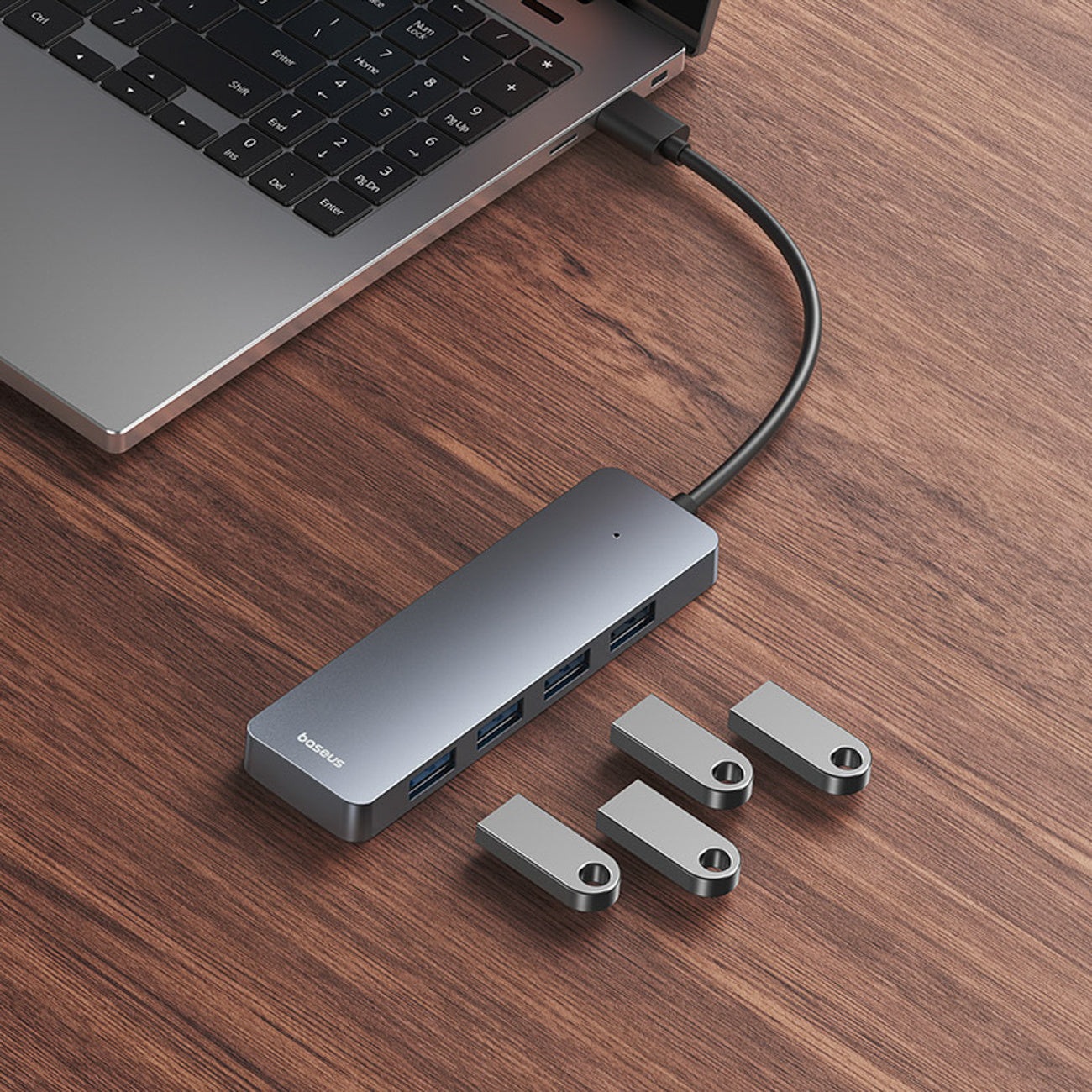 Baseus UltraJoy Series Hub USB-A 4x USB 3.0 15cm