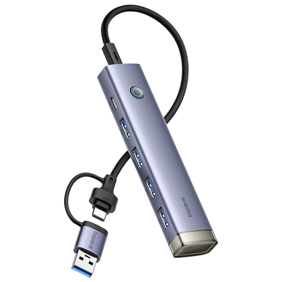 Baseus UltraJoy Series Hub USB-A/USB-C 4xUSB-A 3.0 1xUSB-C 5V
