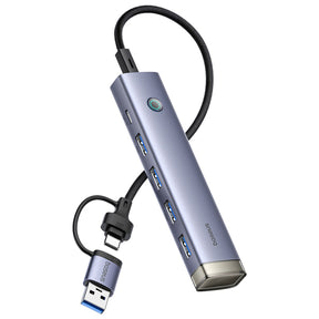 Baseus UltraJoy Series Hub USB-A/USB-C 4xUSB-A 3.0 1xUSB-C 5V