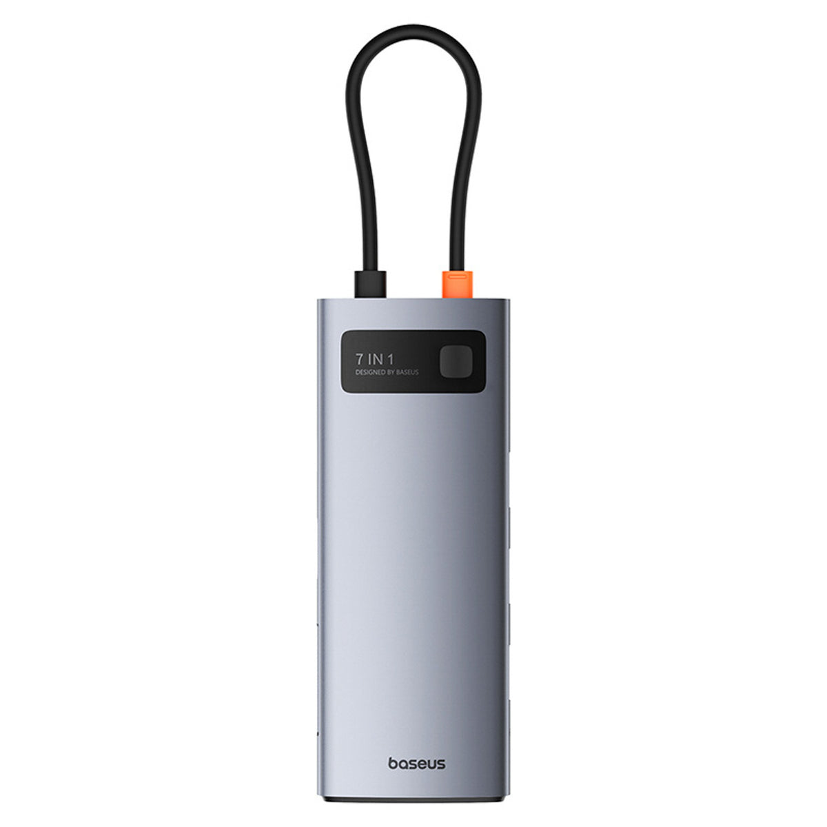 Hub USB-C Baseus Metal Gleam 7w1 HDMI 4K 60Hz / 3x USB 3.0 / USB-C PD / SD / microSD