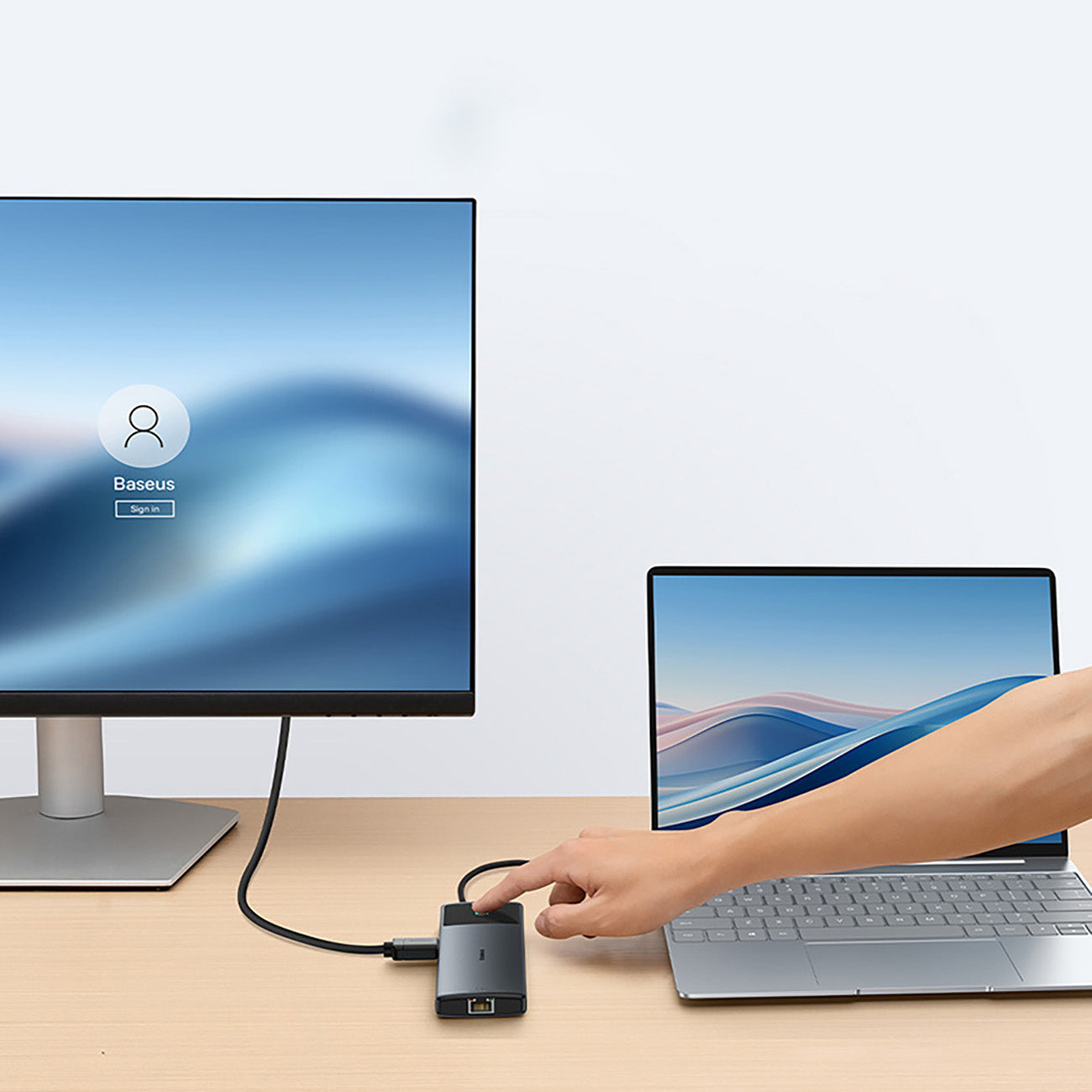 Baseus Metal Gleam II Hub USB-C 10w1 HDMI USB-A USB-C RJ45 SD/TF