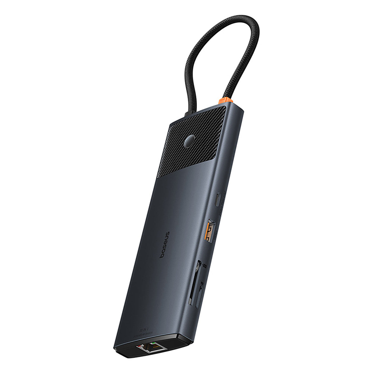 Baseus Metal Gleam II Hub USB-C 10w1 HDMI USB-A USB-C RJ45 SD/TF