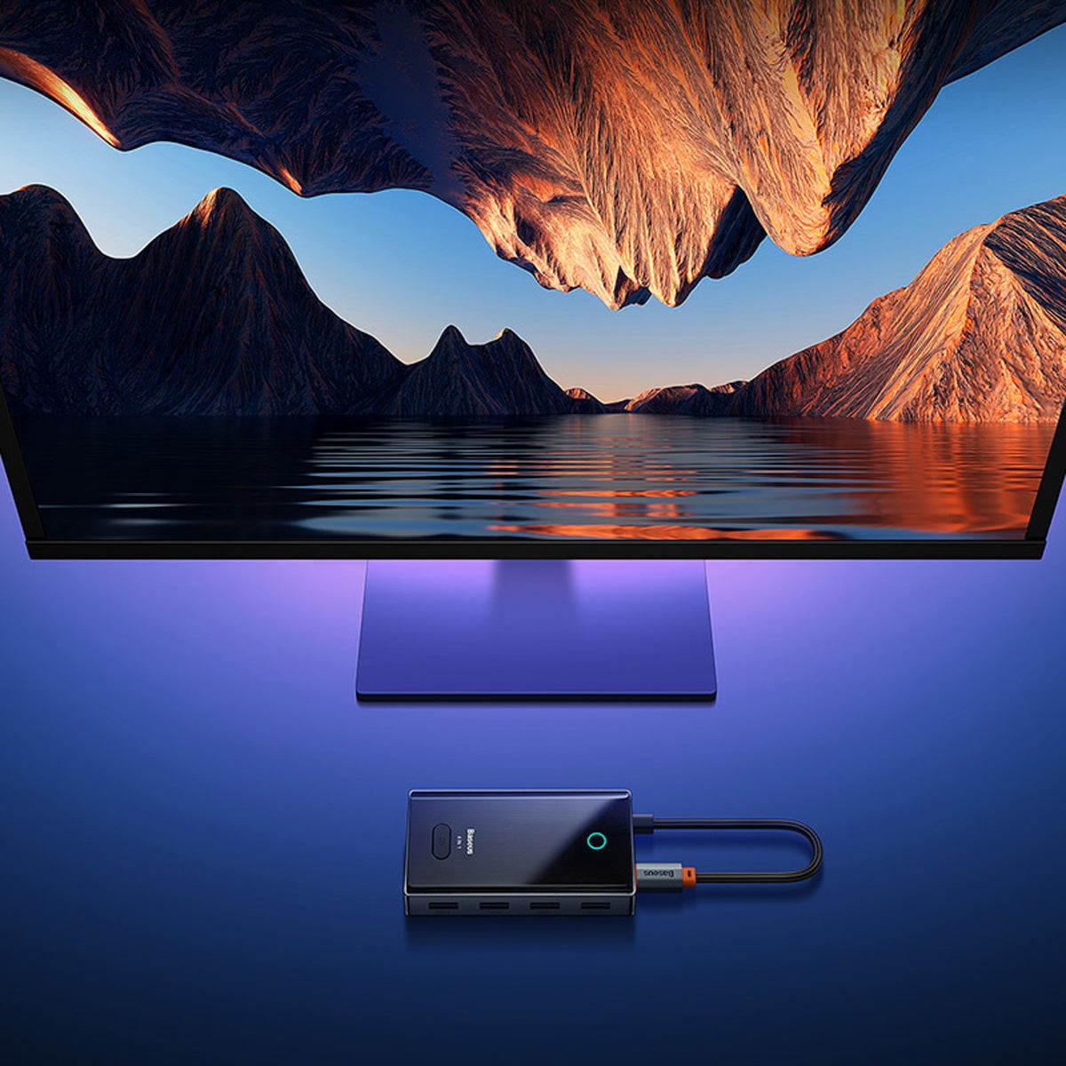 Hub USB-C Baseus PioneerJoy 4xUSB-A 3.0