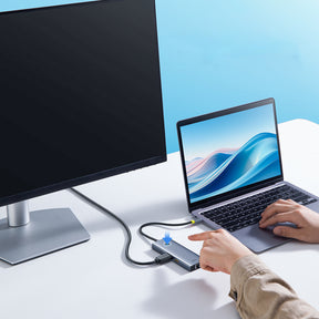 Baseus UltraJoy Series Hub USB-C 7w1 HDMI 4K 60Hz USB-A 3.1 USB-C 3.1 PD RJ45