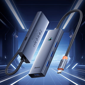 Baseus UltraJoy Series Hub USB-C 4x USB-A 3.0 1x USB-C 5V