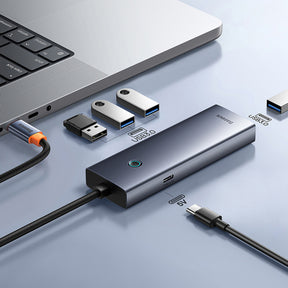 Baseus UltraJoy Series Hub USB-C 4x USB-A 3.0 1x USB-C 5V