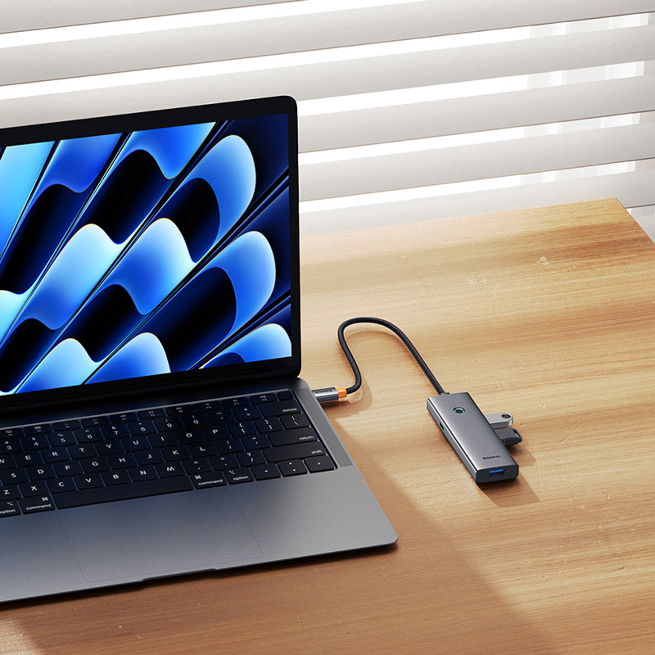 Baseus UltraJoy Series Hub USB-C 4x USB-A 3.0 1x USB-C 5V