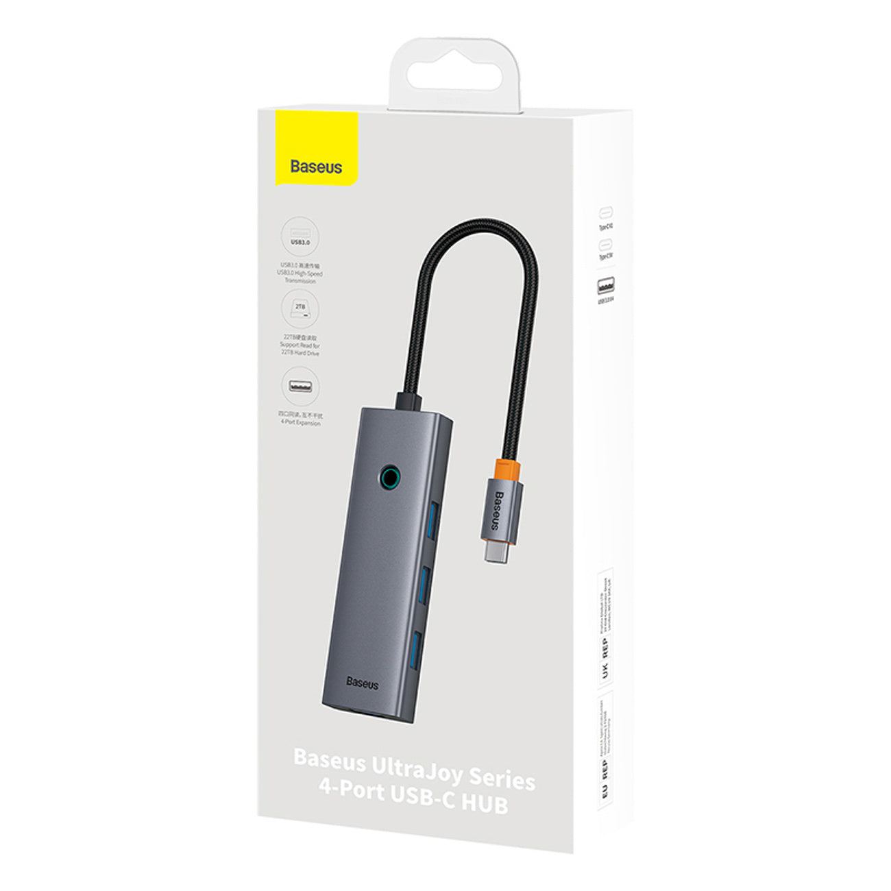 Baseus UltraJoy Series Hub USB-C 4x USB-A 3.0 1x USB-C 5V