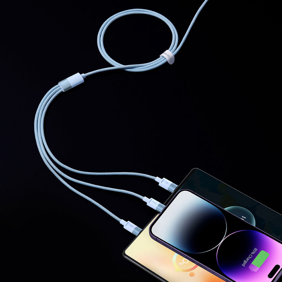 Baseus StarSpeed Kabel 3w1 USB-A – micro USB / Lightning / USB-C 3.5A 1.2m