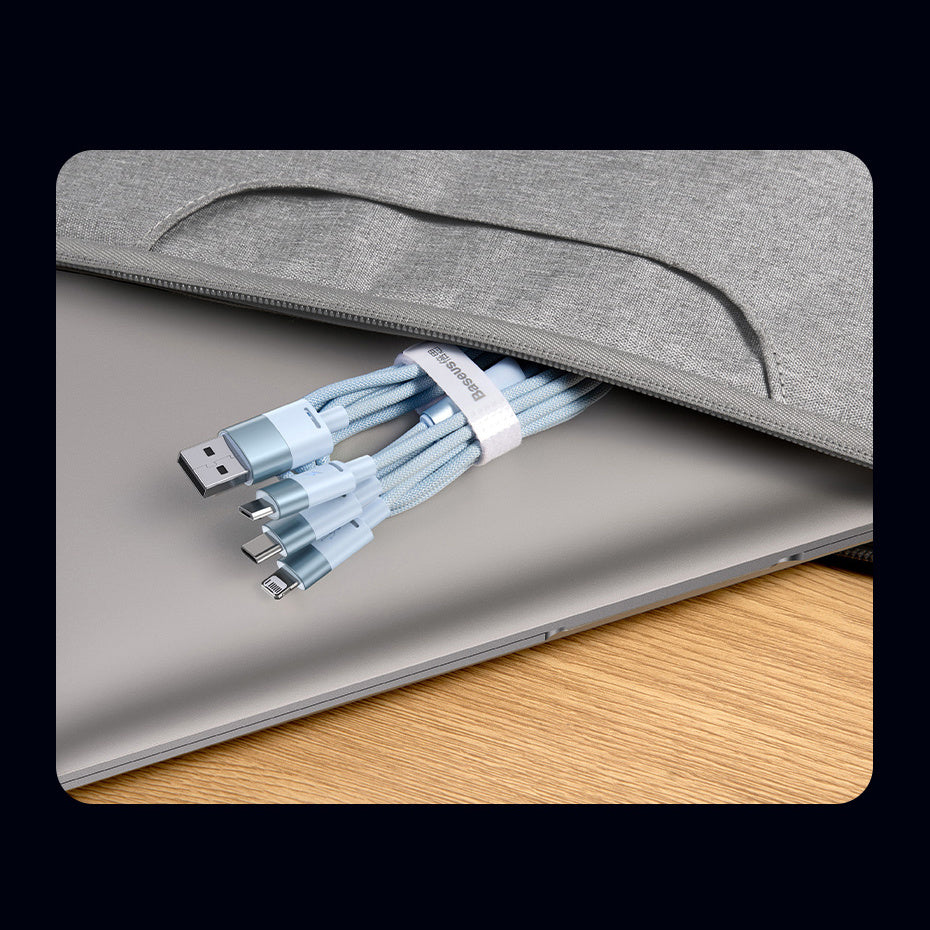 Baseus StarSpeed Kabel 3w1 USB-A – micro USB / Lightning / USB-C 3.5A 1.2m