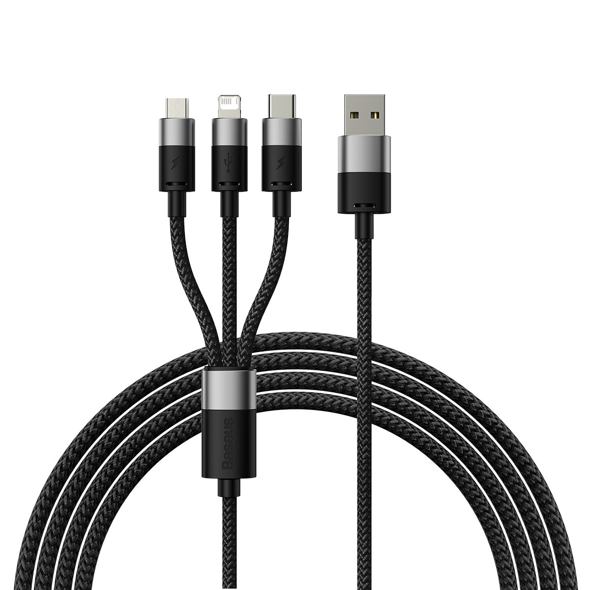 Baseus StarSpeed Kabel 3w1 USB-A – micro USB / Lightning / USB-C 3.5A 1.2m