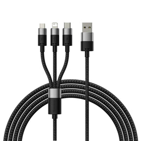 Baseus StarSpeed Kabel 3w1 USB-A – micro USB / Lightning / USB-C 3.5A 1.2m