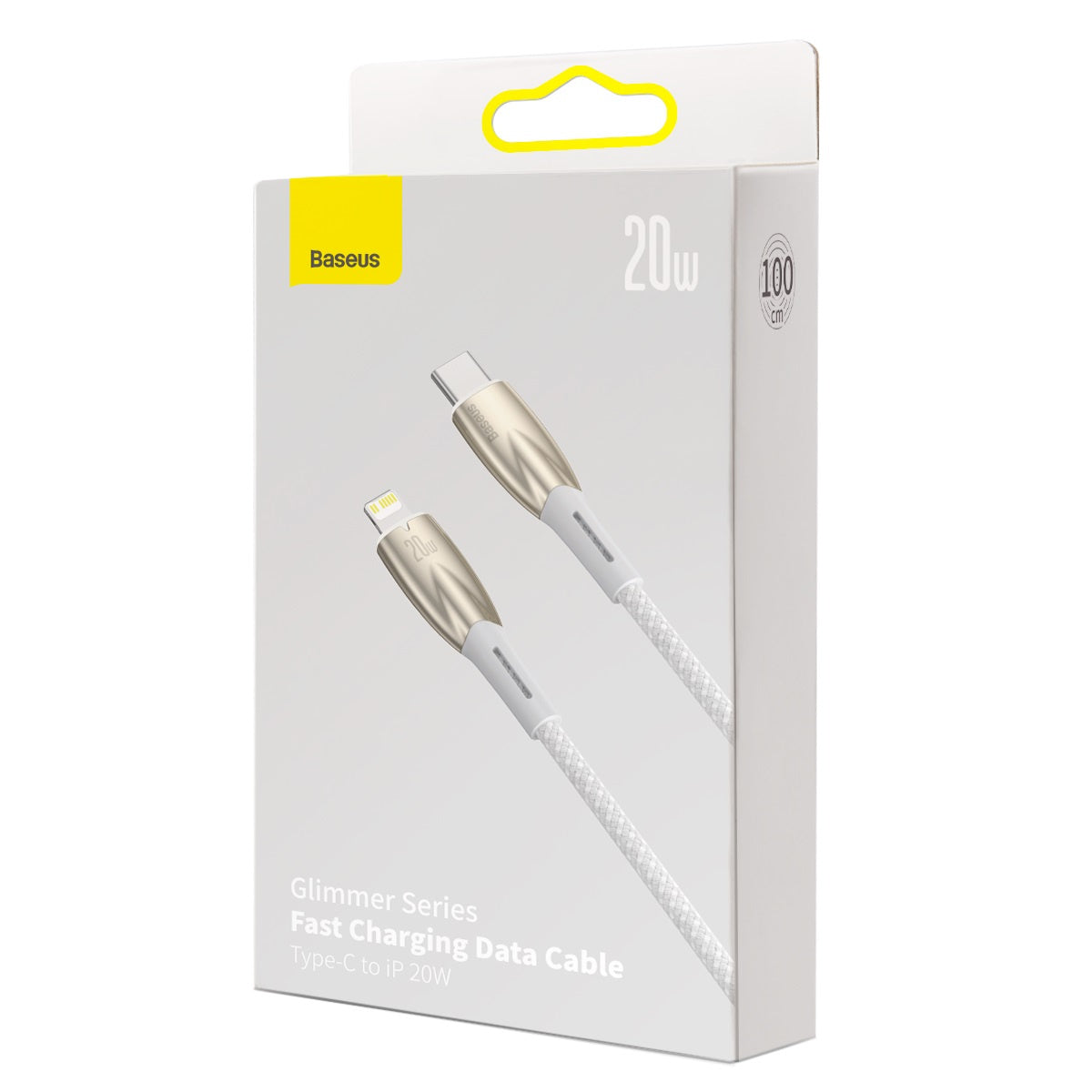 Baseus Glimmer Series Kabel USB-C – Lightning PD 20W 480 Mb/s 1m