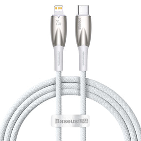 Baseus Glimmer Series Kabel USB-C – Lightning PD 20W 480 Mb/s 1m
