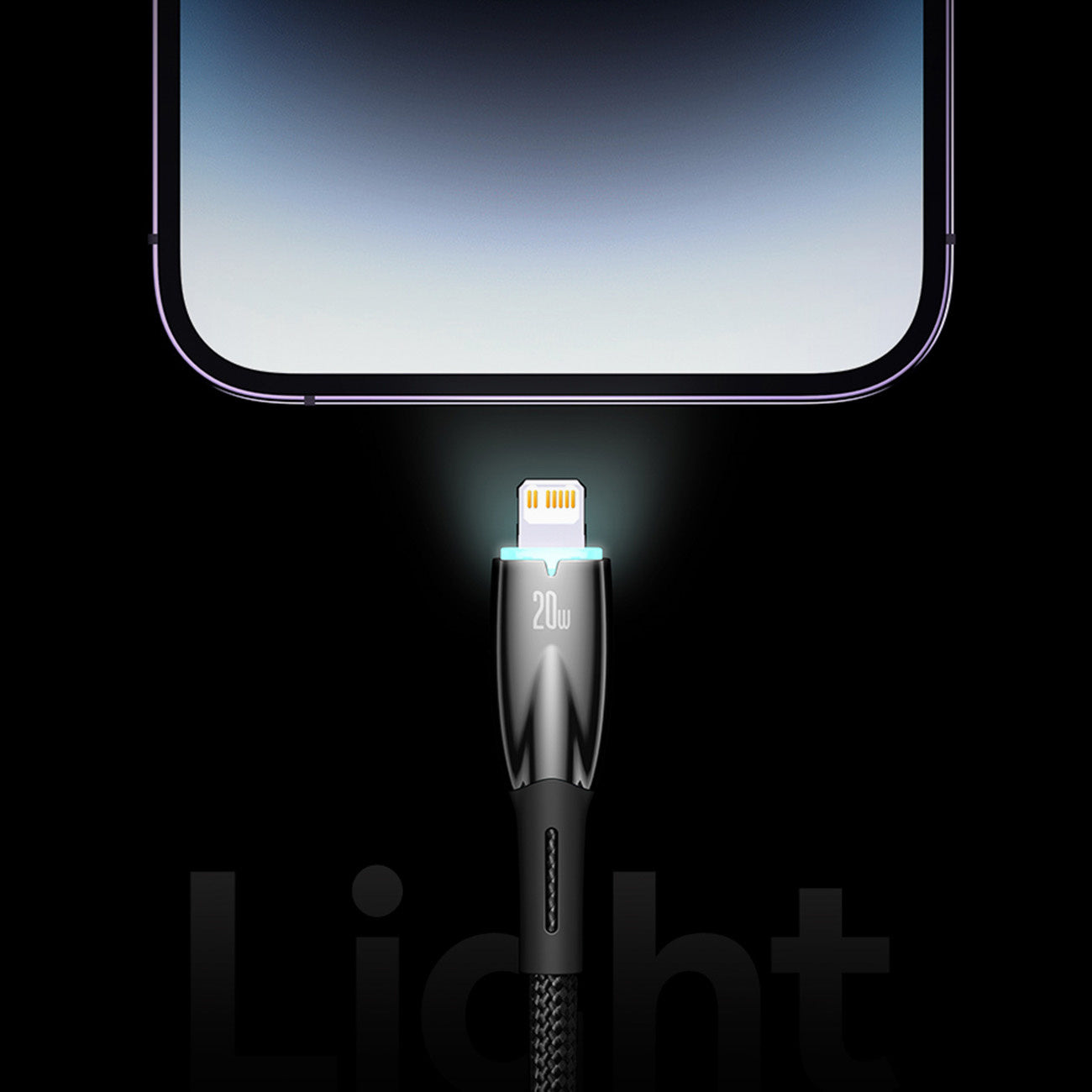 Baseus CADH000101 Kabel Lightning – USB-C PD 20W 480 Mb/s 2 m