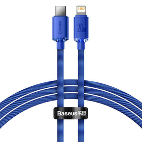 Baseus Crystal Shine Series Kabel USB-C – Lightning PD 20W 480Mb/s 1,2m