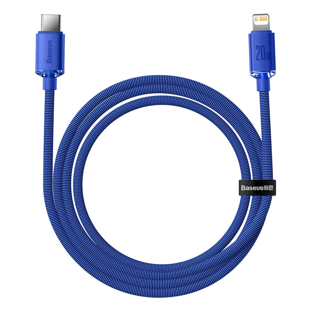 Baseus Crystal Shine Series Kabel USB-C – Lightning PD 20W 480Mb/s 1,2m