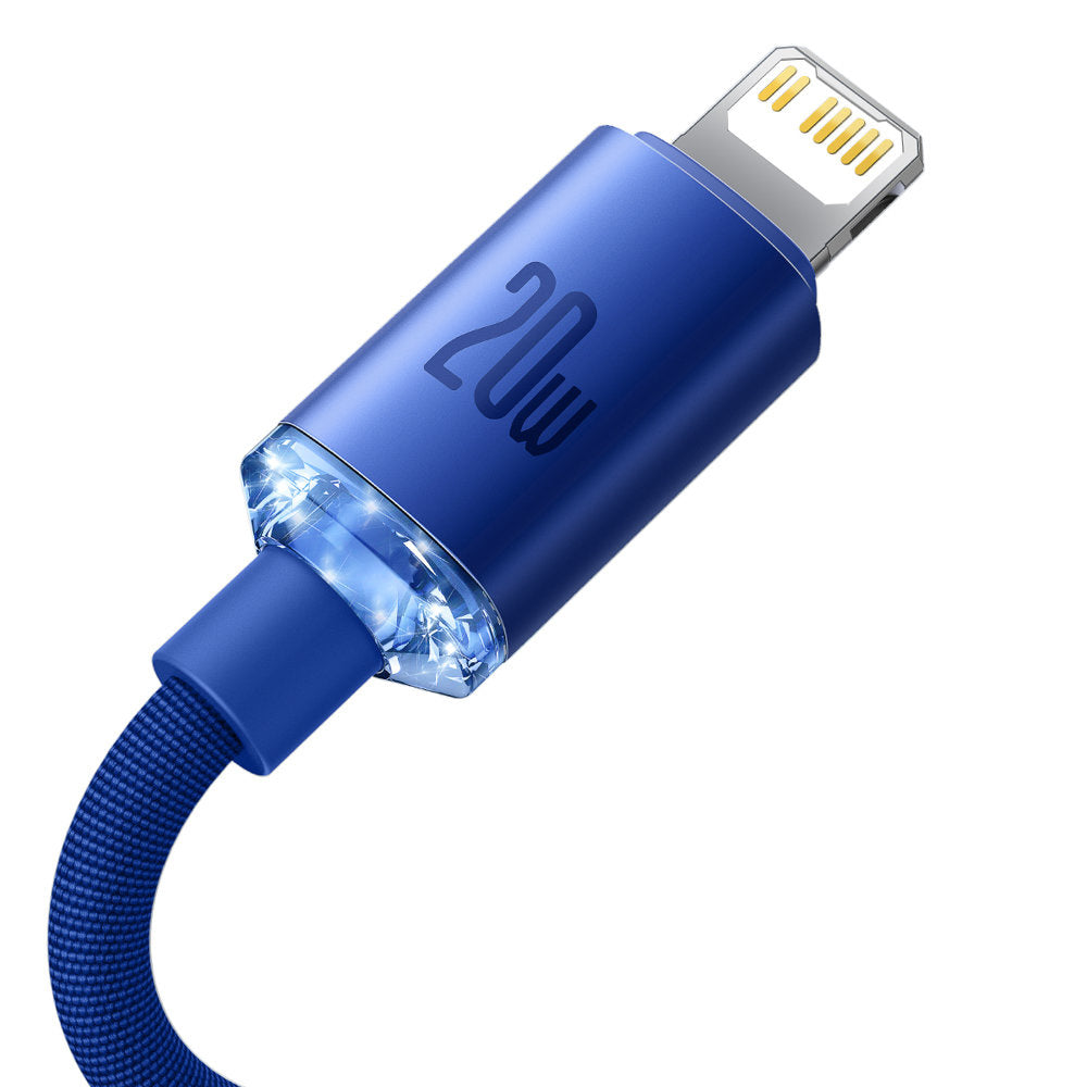 Baseus Crystal Shine Series Kabel USB-C – Lightning PD 20W 480Mb/s 1,2m