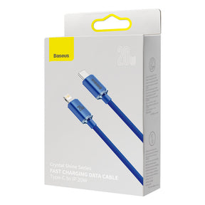 Baseus Crystal Shine Series Kabel USB-C – Lightning PD 20W 480Mb/s 1,2m