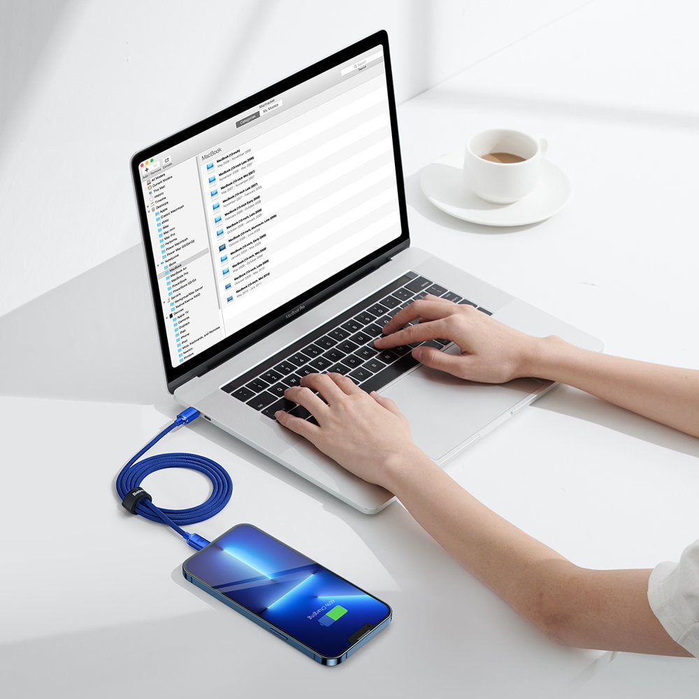 Baseus Crystal Shine Series Kabel USB-C – Lightning PD 20W 480Mb/s 1,2m