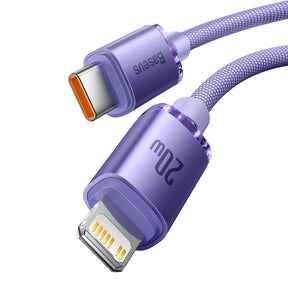 Kabel Baseus CAJY000205 Lightning - USB-C PD 20W 480Mb/s 1,2m