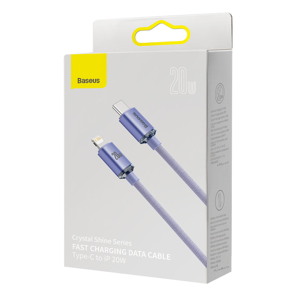 Kabel Baseus CAJY000205 Lightning - USB-C PD 20W 480Mb/s 1,2m