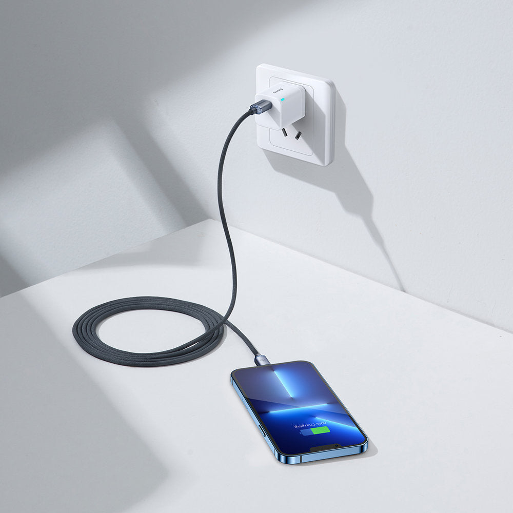 Baseus Crystal Shine Series Kabel Lightning – USB-C PD QC 20W 480Mb/s 2m