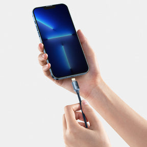 Baseus Crystal Shine Series Kabel Lightning – USB-C PD QC 20W 480Mb/s 2m