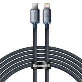Baseus Crystal Shine Series Kabel Lightning – USB-C PD QC 20W 480Mb/s 2m