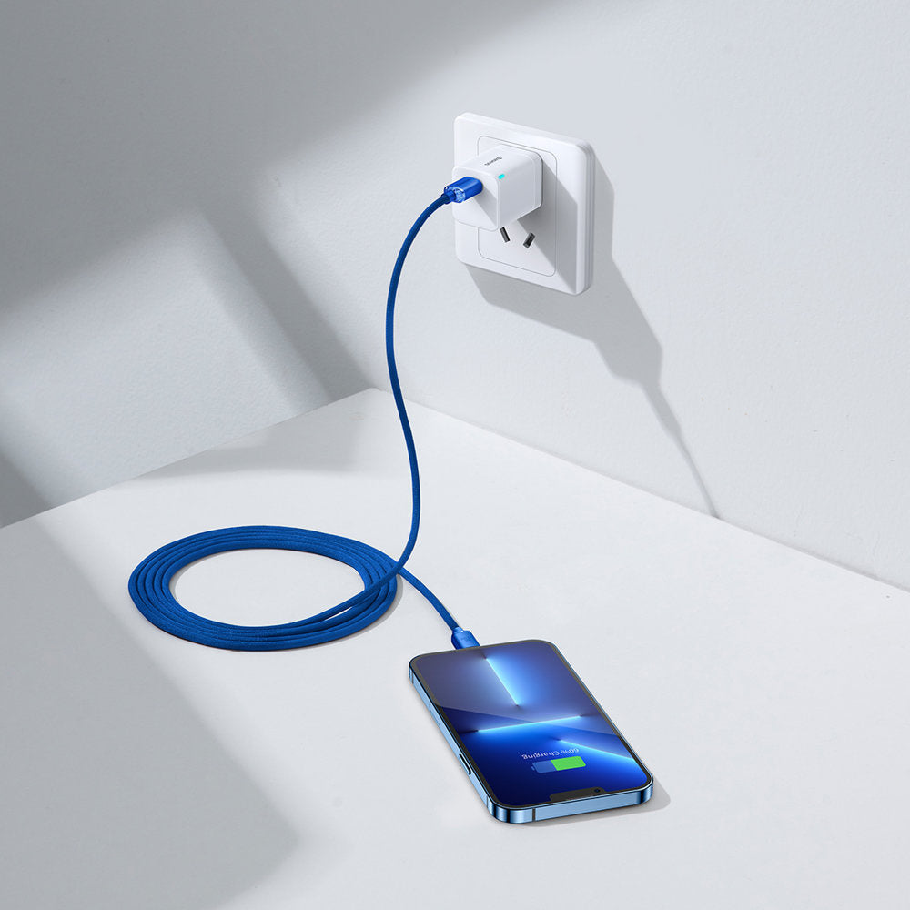 Baseus Crystal Shine Series Kabel USB-C – Lightning PD 20W 480Mb/s 2m