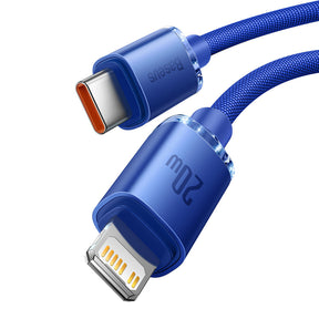 Baseus Crystal Shine Series Kabel USB-C – Lightning PD 20W 480Mb/s 2m