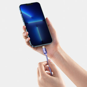 Baseus Crystal Shine Series Kabel USB-C – Lightning PD 20W 480Mb/s 2m