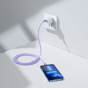 Baseus Crystal Shine Series Kabel USB-C – Lightning PD 20W 480Mb/s 2m