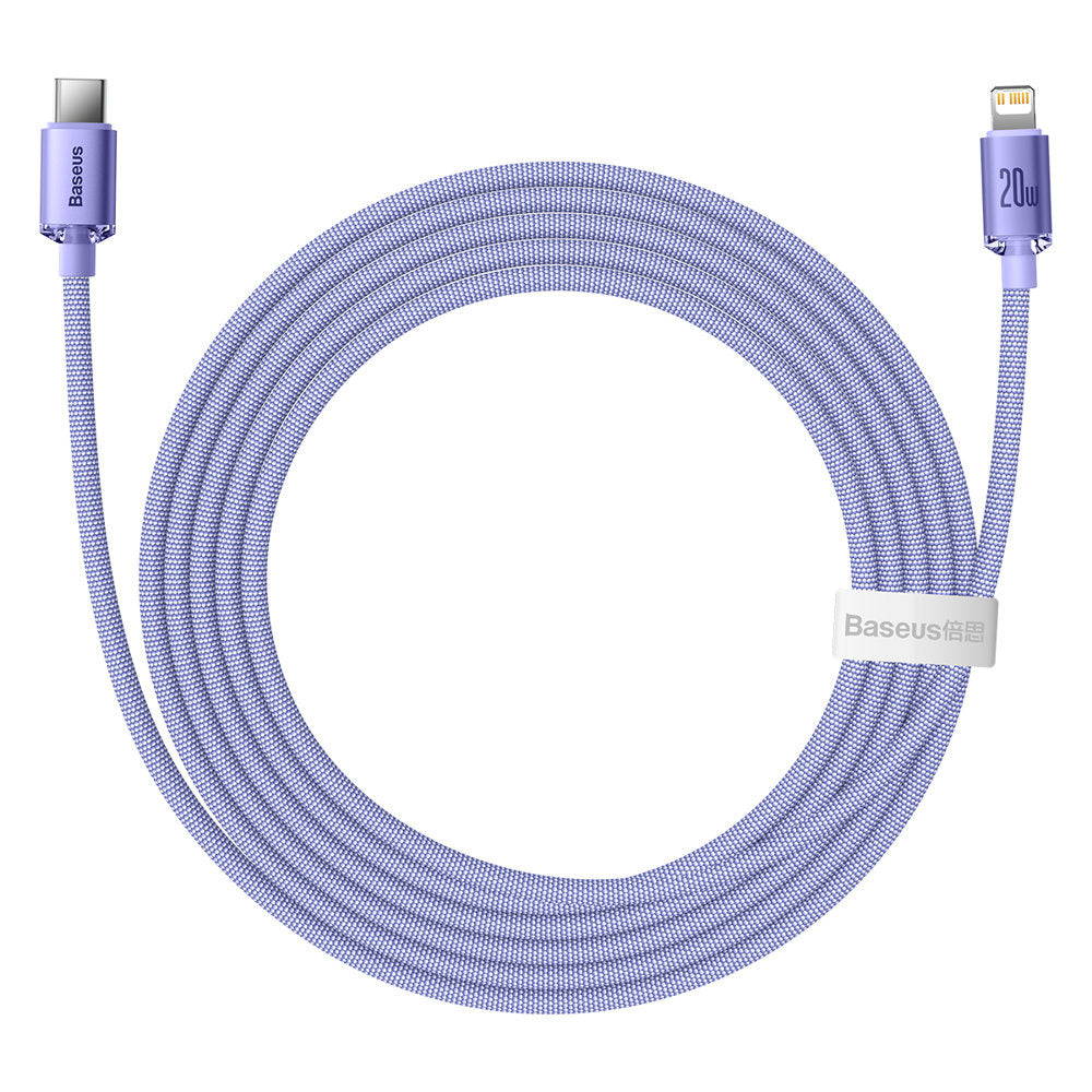 Baseus Crystal Shine Series Kabel USB-C – Lightning PD 20W 480Mb/s 2m