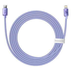 Baseus Crystal Shine Series Kabel USB-C – Lightning PD 20W 480Mb/s 2m