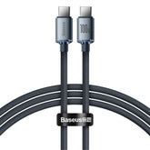 Baseus Crystal Shine Series Kabel USB-C - USB-C PD 100W 5A 480Mb/s 1,2m