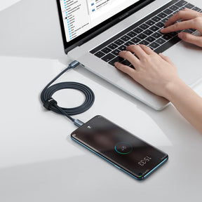 Baseus Crystal Shine Series Kabel USB-C - USB-C PD 100W 5A 480Mb/s 1,2m