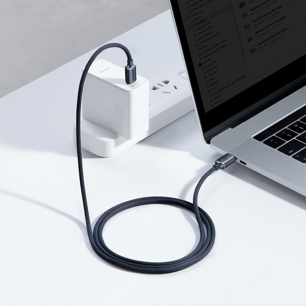 Baseus Crystal Shine Series Kabel USB-C - USB-C PD 100W 5A 480Mb/s 1,2m