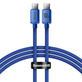 Baseus Crystal Shine Series Kabel USB-C - USB-C PD 100W 5A 480Mb/s 1,2m