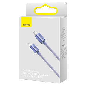 Kabel Baseus CAJY000605 USB-C - USB-C PD 100W 5A 480Mb/s 1,2m