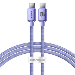 Kabel Baseus CAJY000605 USB-C - USB-C PD 100W 5A 480Mb/s 1,2m