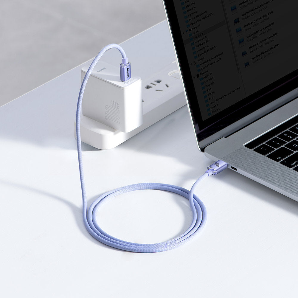 Kabel Baseus CAJY000605 USB-C - USB-C PD 100W 5A 480Mb/s 1,2m